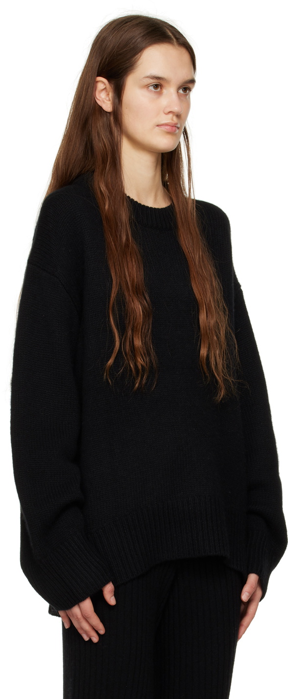 LISA YANG: Black Mable Sweater