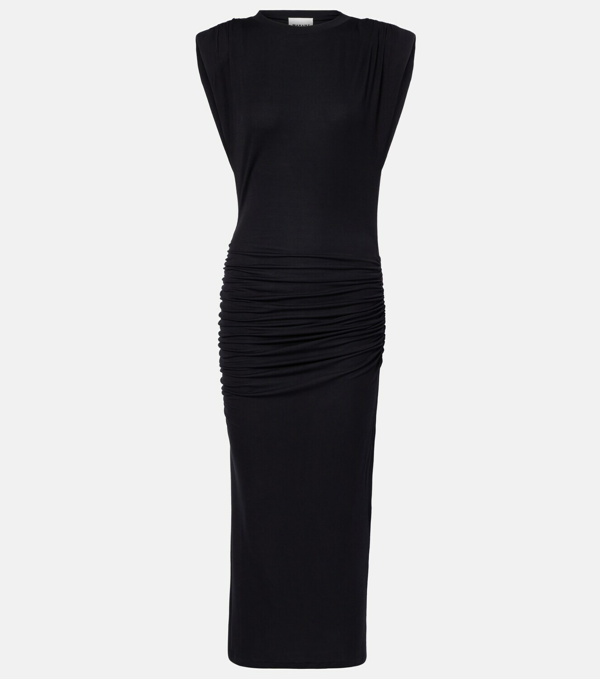 Marant Etoile Donna draped jersey midi dress