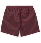 Acne Studios - Warrick Mid-Length Swim Shorts - Burgundy