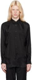 Comme des Garçons Shirt Black Buttoned Shirt