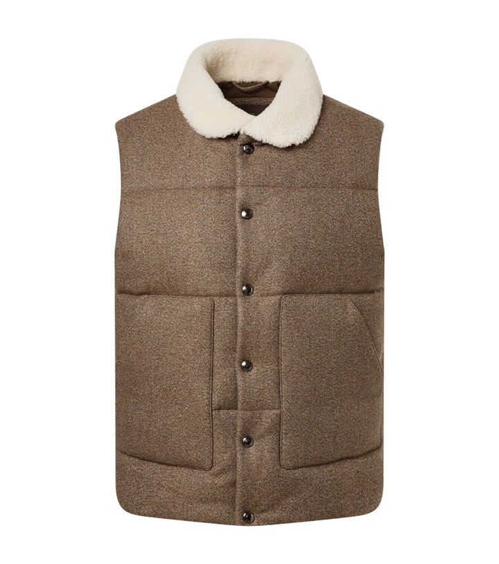 Photo: Loro Piana Dug wool and cashmere vest