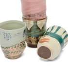 HKliving Artist Ceramics Coffee Mugs - Set of 4 in Multi 