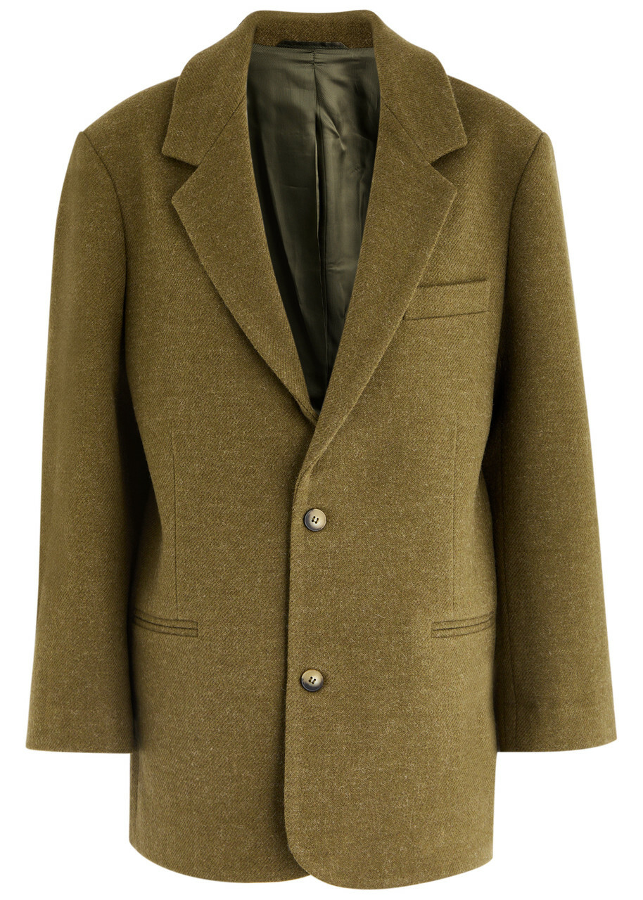 Bettter Andes Wool Blazer Khaki