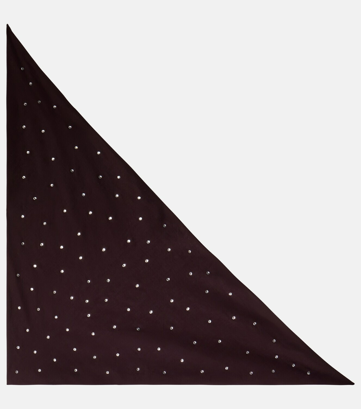 Oséree Embellished cotton and silk scarf