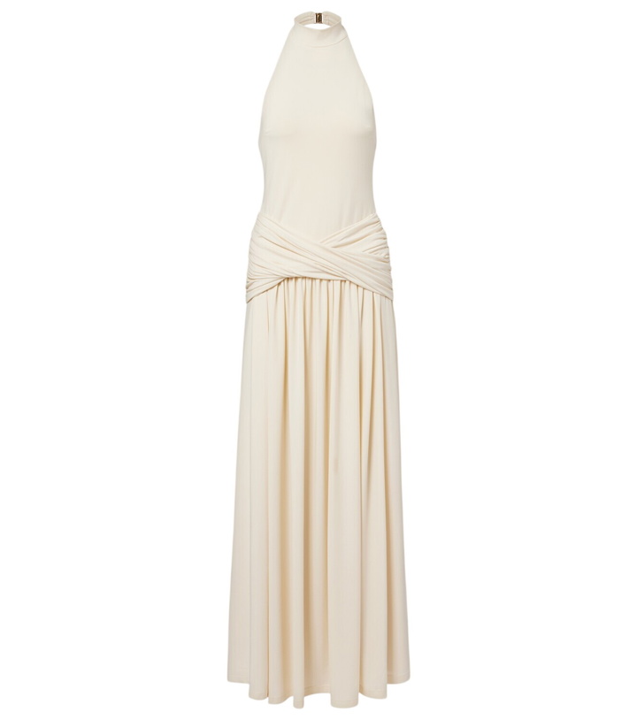 Photo: Bananhot Zoya draped halterneck maxi dress