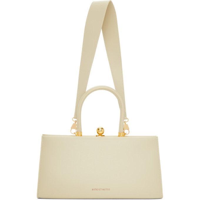 Ssense Ratio Et Motus Mini Twin Ratio Et Motus Beige Sister Bag