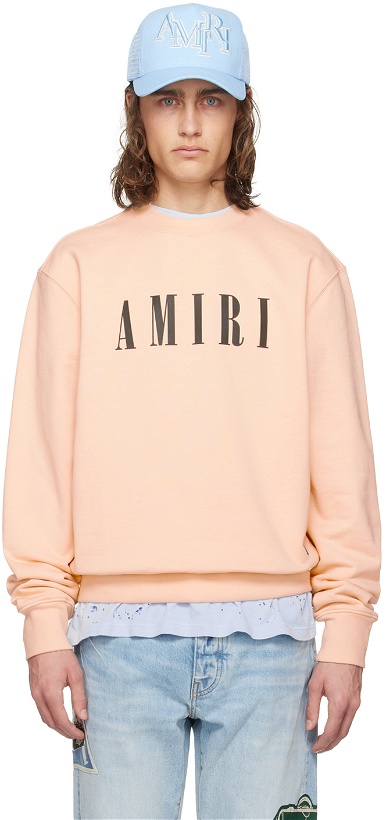 Photo: AMIRI Pink Core Sweatshirt
