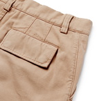 Brunello Cucinelli - Cotton-Twill Cargo Shorts - Brown