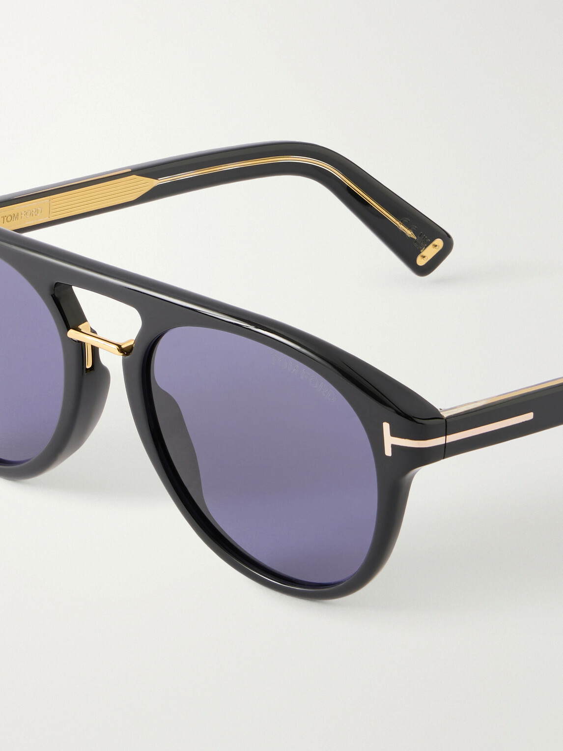 TOM FORD - Icon Aviator-Style Acetate Sunglasses - Blue