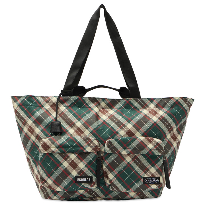 Photo: Eastpak x Egonlab Tote Bag - Large in Check 