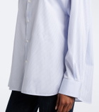 Saint Laurent Cassandre pinstripe cotton shirt