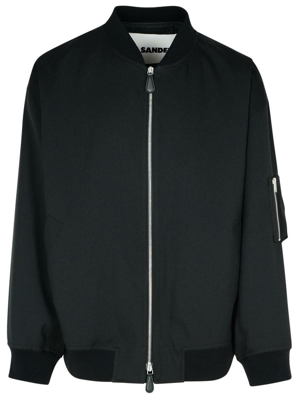 Photo: Jil Sander Black Polyester Jacket