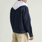 Dime Men's Pleated Denim Jacket in Indigo