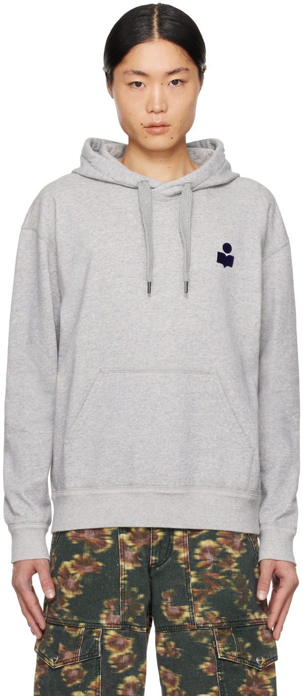Isabel Marant Gray Matte Hoodie Isabel Marant