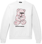 UNDERCOVER - UBEAR Printed Loopback Cotton-Jersey Sweatshirt - White