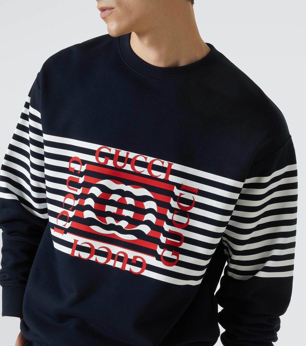Gucci Logo cotton jersey sweatshirt
