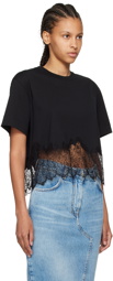 Givenchy Black Cropped T-Shirt