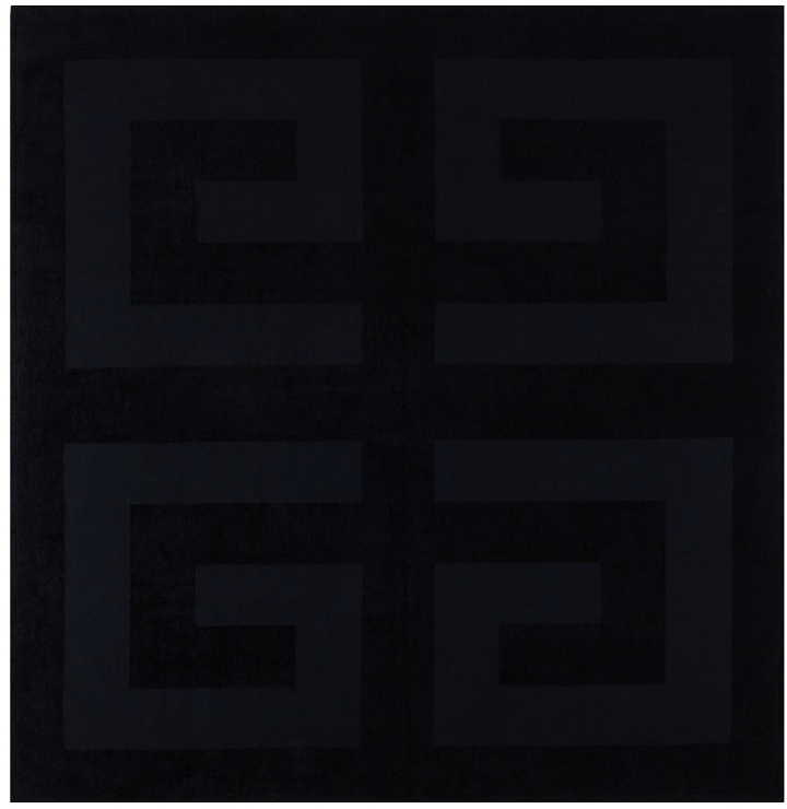Photo: Givenchy Black Logo Square Towel