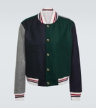 Thom Browne Virgin wool varsity jacket