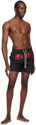 Palm Angels Black PA City Swim Shorts