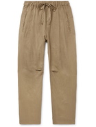 MASSIMO ALBA - Key West Linen Drawstring Trousers - Green - M