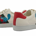 Gucci Men's New Ace Character Sneakers in White