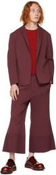 CFCL Burgundy Milan Rib Blazer