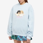Fiorucci Women's Classic Angel Crew Sweat in Blue