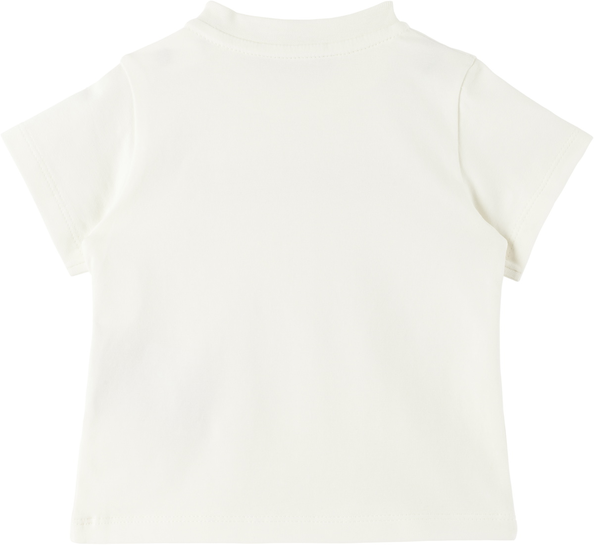Moncler Enfant Baby White Logo Jersey T-shirt Moncler Enfant