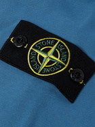 Stone Island - Logo-Appliquéd Cotton-Jersey Sweatshirt - Blue