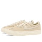 Stepney Workers Club Men's Dellow S-Strike Cup Suede Sneaker in Oat