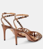 Aquazzura Tequila 85 embellished leather sandals