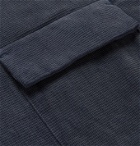 Chimala - Camp-Collar Cotton Dobby-Corduroy Shirt - Blue