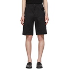 Isabel Benenato Black Cargo Shorts