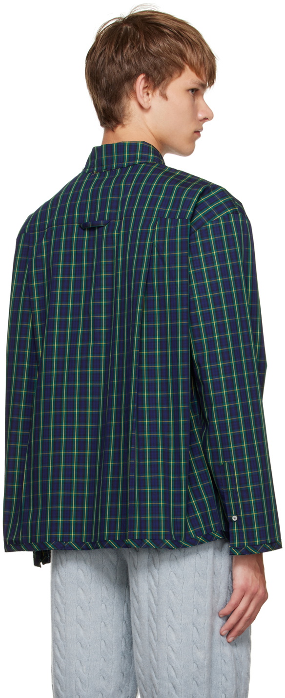 Meryll Rogge Navy Check Shirt