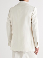 Richard James - Linen and Cotton-Blend Suit Jacket - White
