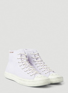 Ballow High Top Tumbled Sneakers in Lilac