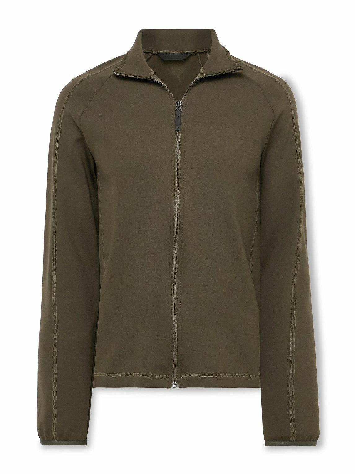 Aztech Mountain - Ajax Slim-Fit Stretch-Jersey Zip-Up Ski Mid-Layer - Green