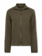 Aztech Mountain - Ajax Slim-Fit Stretch-Jersey Zip-Up Ski Mid-Layer - Green