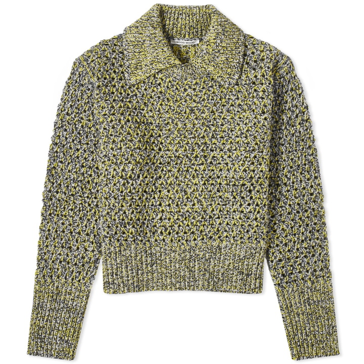Photo: Wood Wood Women's Terrie Moulinere Knit Jumper in Dark Grey