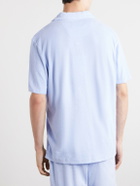Frescobol Carioca - Faustino Terry Cotton Blend Polo Shirts - Blue