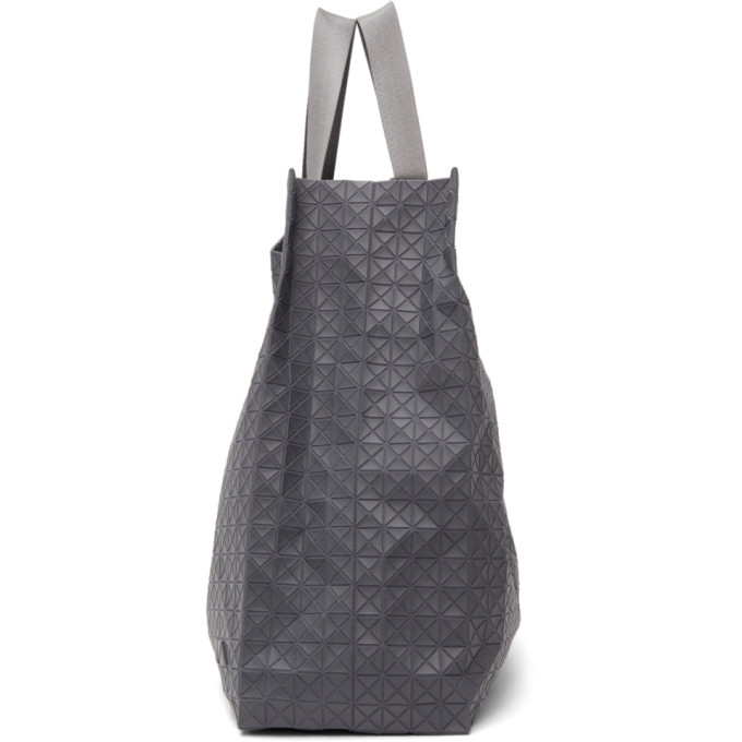 Bao Bao Issey Miyake Grey One-Tone Cart Tote Bao Bao Issey Miyake