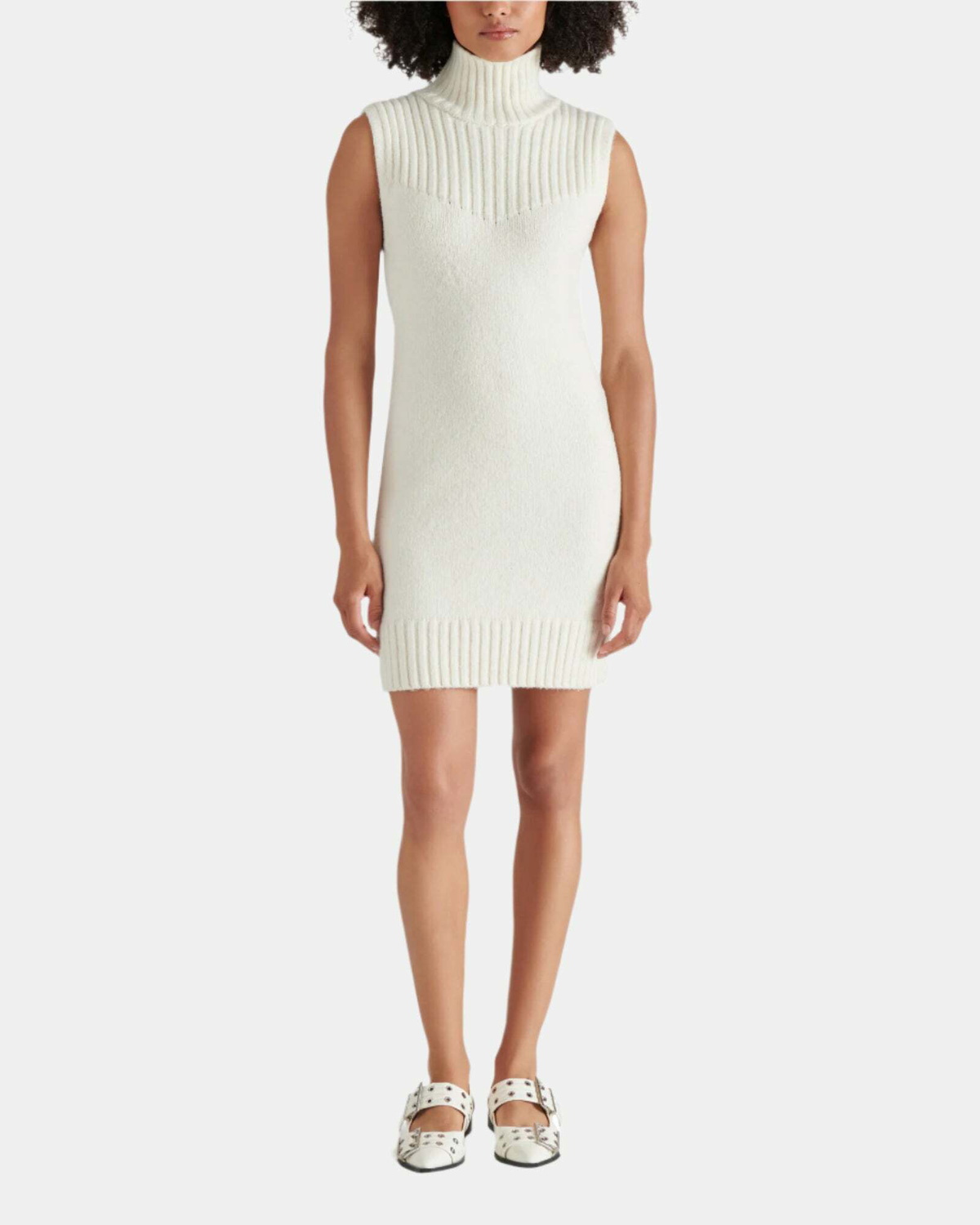 Steve Madden Karissa Sweater Dress in Natural
