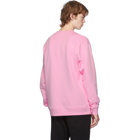 Moschino Pink 3D Logo Sweatshirt