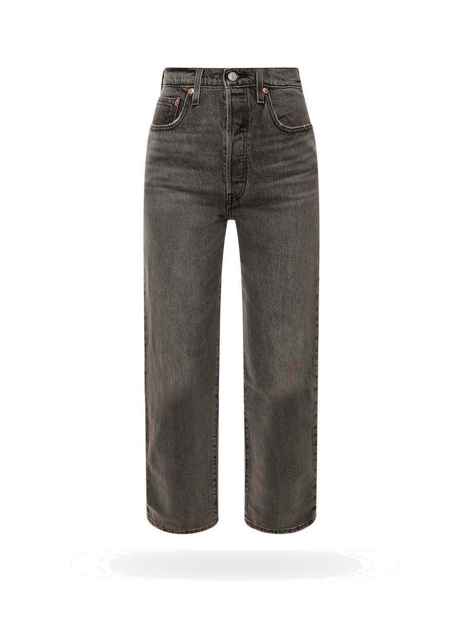 Levi's Ribcage Straight Ankle Grey Womens Levi's Red