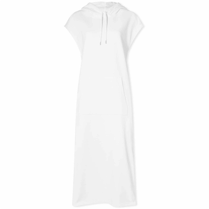 Photo: Courrèges Women's Cocoon Fleece Hooded Tunic in Heritage White