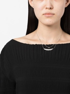 Stephen Webster 18K White Gold Feather Diamond Necklace