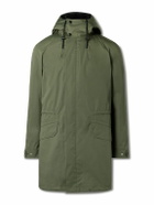 Yves Salomon - Cotton-Blend Twill Parka with Detachable Shearling Liner - Green