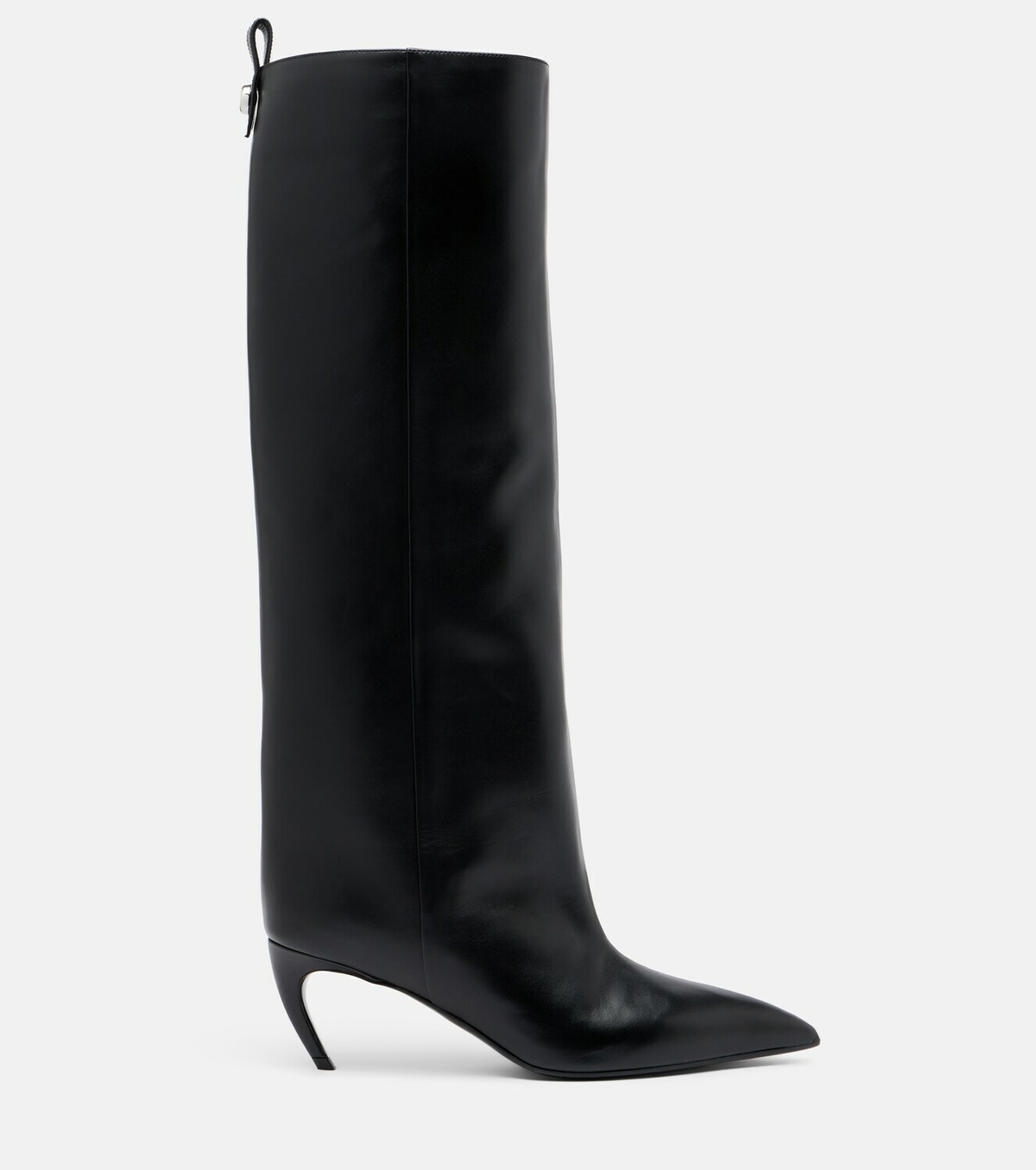 The Attico Lea leather knee-high boots