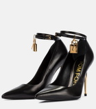 Tom Ford - Padlock leather pumps
